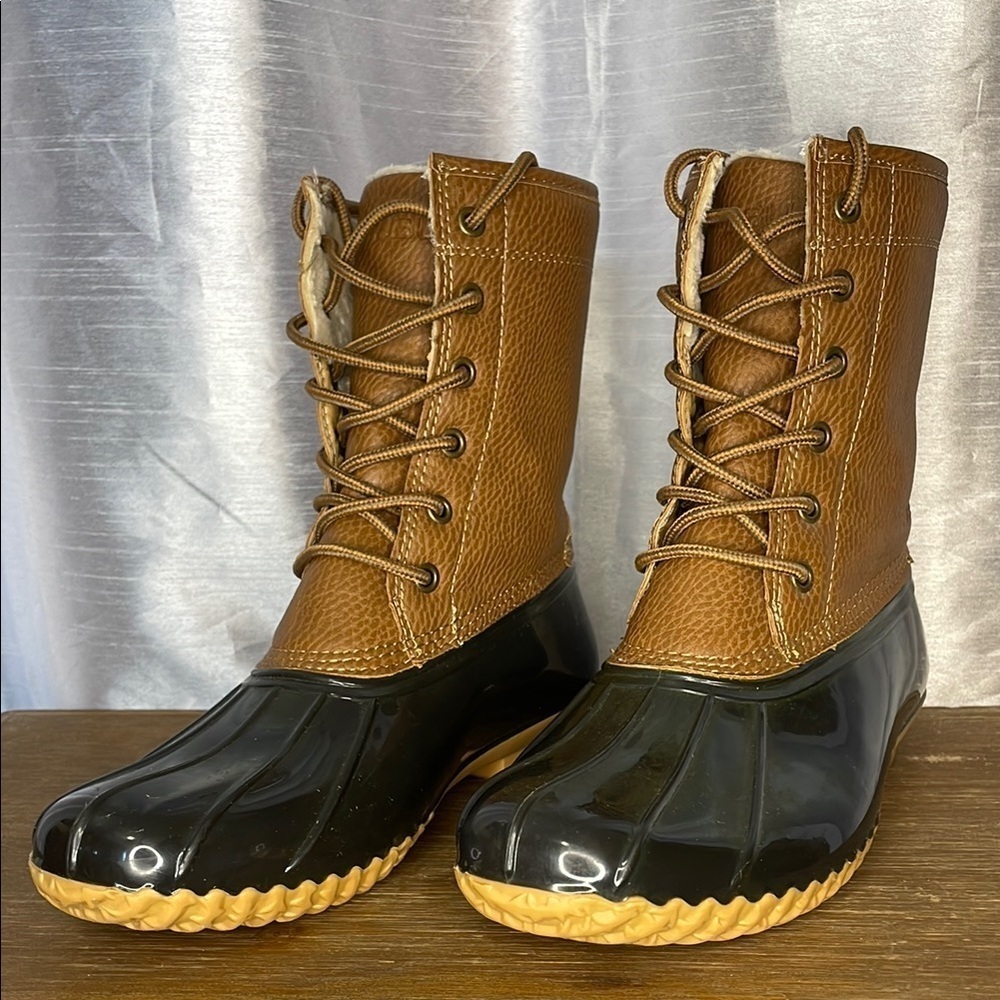 JBU by Jambu Women’s 8M Waterproof Faux Fur Rain Snow Mid Calf Boots